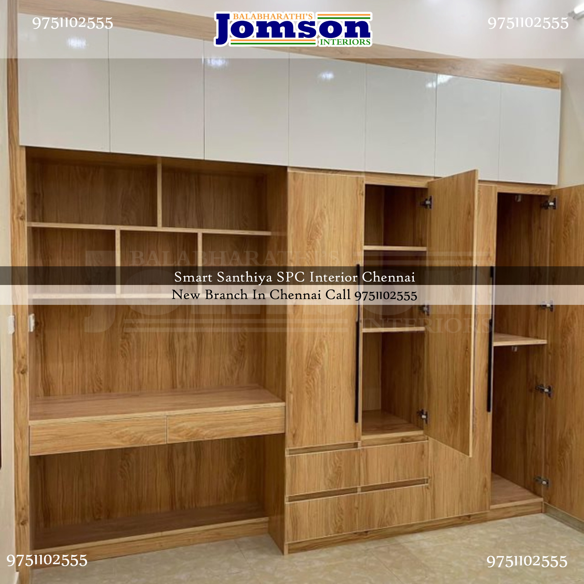UPVC Wardrobe Design In Chennai Call 9751102555